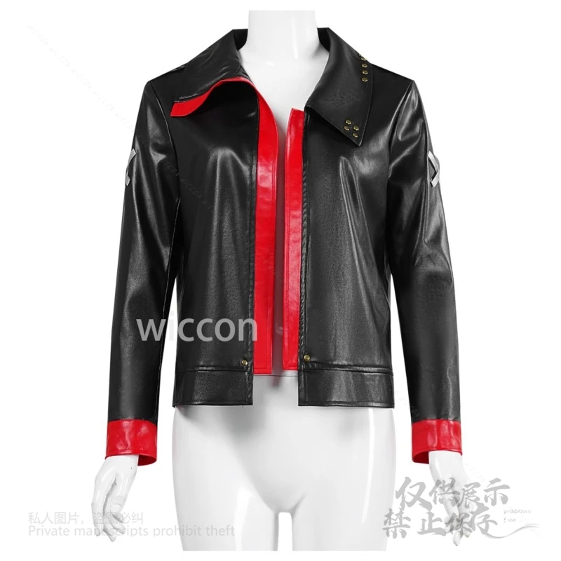 Anime 7PCS Arcane Vi 코스프레 의상 게임 LOL Vi 코트 자켓 가발 코스프레 의상 여성 할로윈 카니발 정장 파티 Costumized