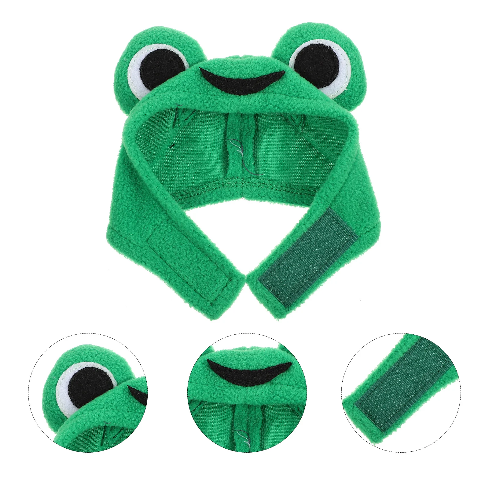 

Cartoon Frog-Shaped Cute Hamster Hat Small Pets Breathable Comfortable Party Photo Decor Hamster Hat Chinchilla Decor