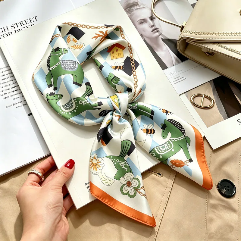Ladies Handkerchiefs Hair Silk - Face Scarf Mask avis et prix