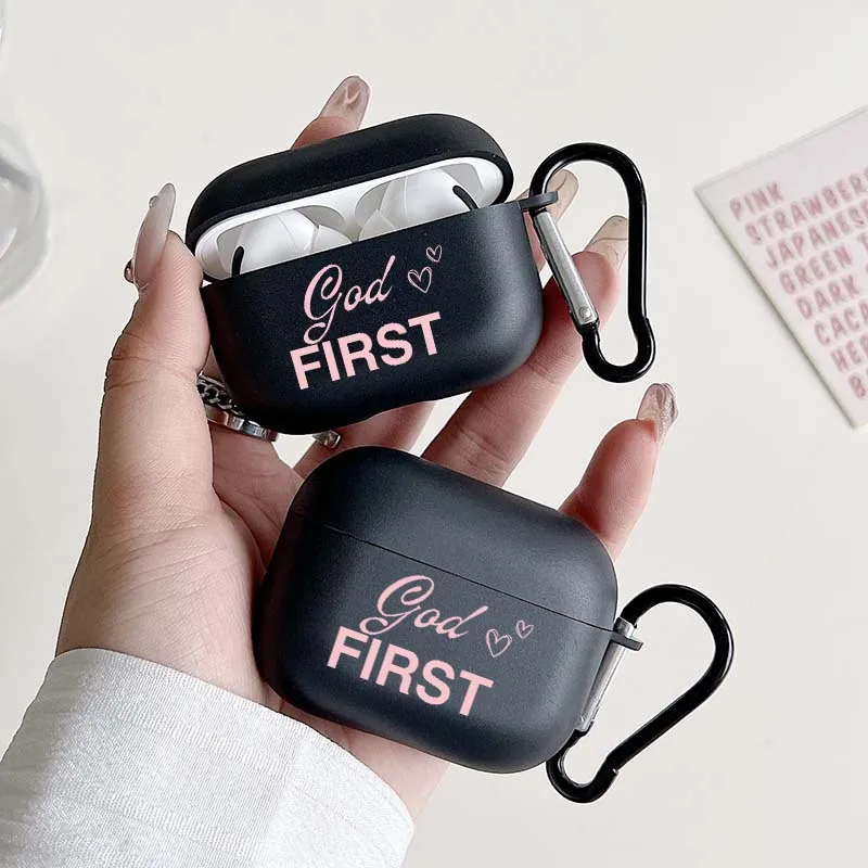 Faith-Inspired Case for AirPods 1 2 3 4 Pro 2 and Pro TPU Earphone Protective Cover Perfect Christian Gift for Men and Women