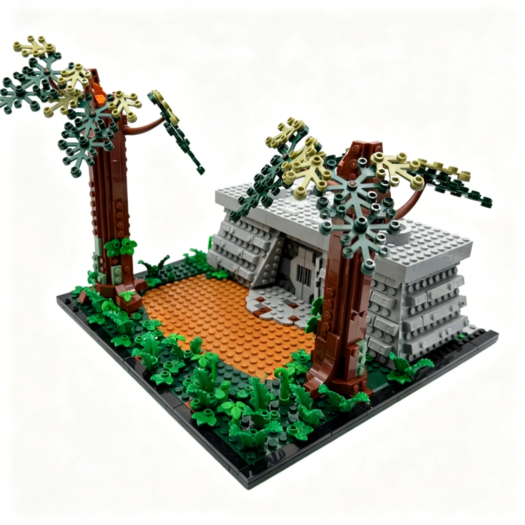 1266pcs MOC Endor Bunker Speeder Bike Chase Star Battle Model Building Blocks Christmas Gifts Construction Toy Brick Kids DIY