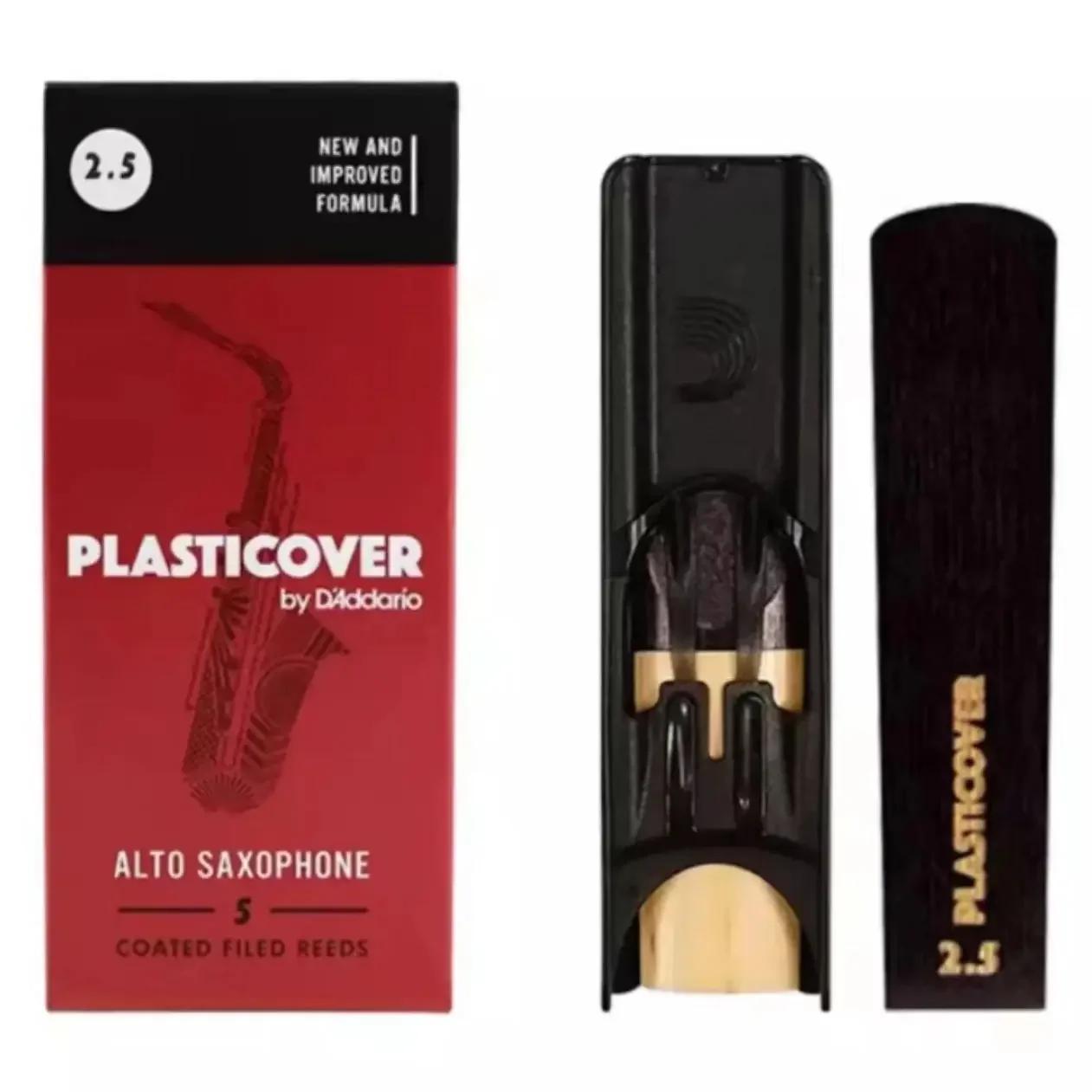 

5 Reeds/box Original D’Addario Plasticover Eb Alto Sax Reed 2.0/2.5/3.0/3.5 Alto Saxophone Instrument Accessories