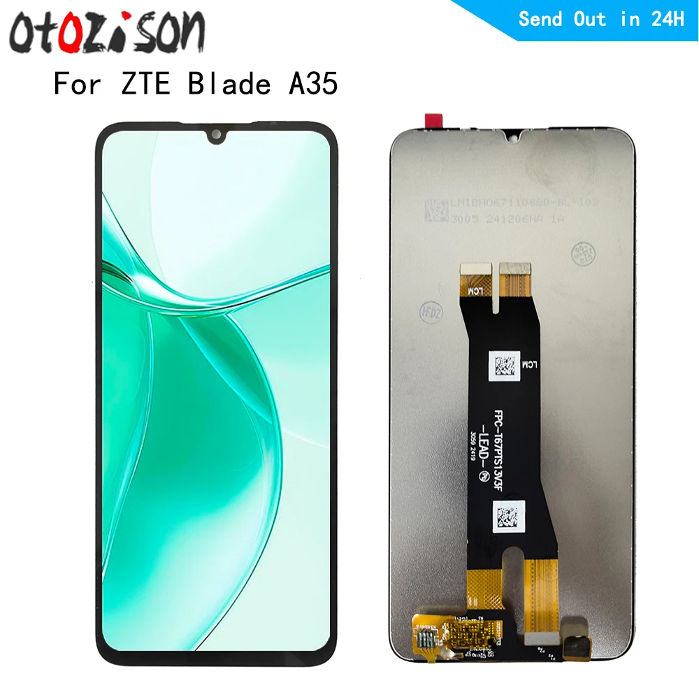 Для ZTE Blade A35 4G Z2453 ЖК-экран для ZTE Blade A35 4G 5G Дисплей Сенсорная панель Дигитайзер с рамкой в сборе