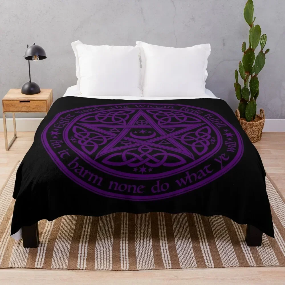 

Celtic Pentacle Throw Blanket Fuzzy Plush Throw Blanket for Sofa Chair