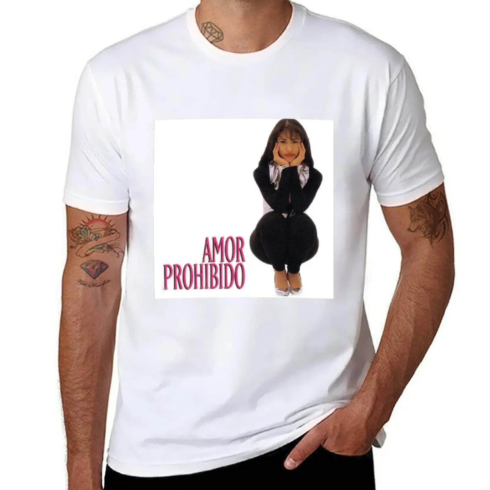 

Selena Quintanilla Amor Prohibido T-Shirt t shirt man designer man t shirts for men casual man t shirt cotton T-shirt