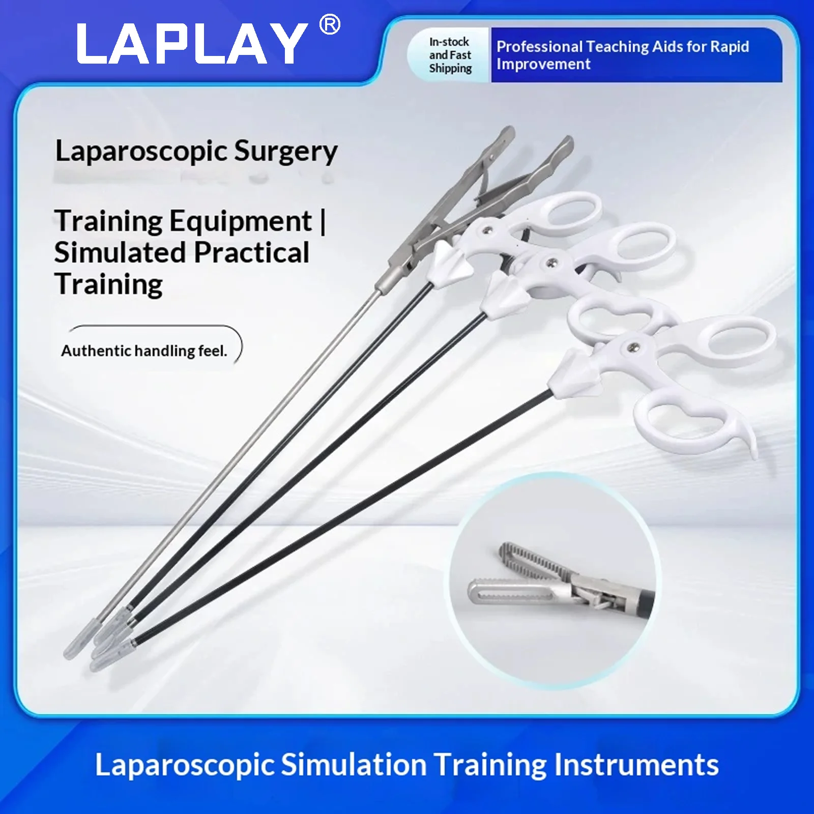 Laparoscopic training simulator - Laparoscopic simulation training instrument - separation forceps, grasping forceps, scissors,