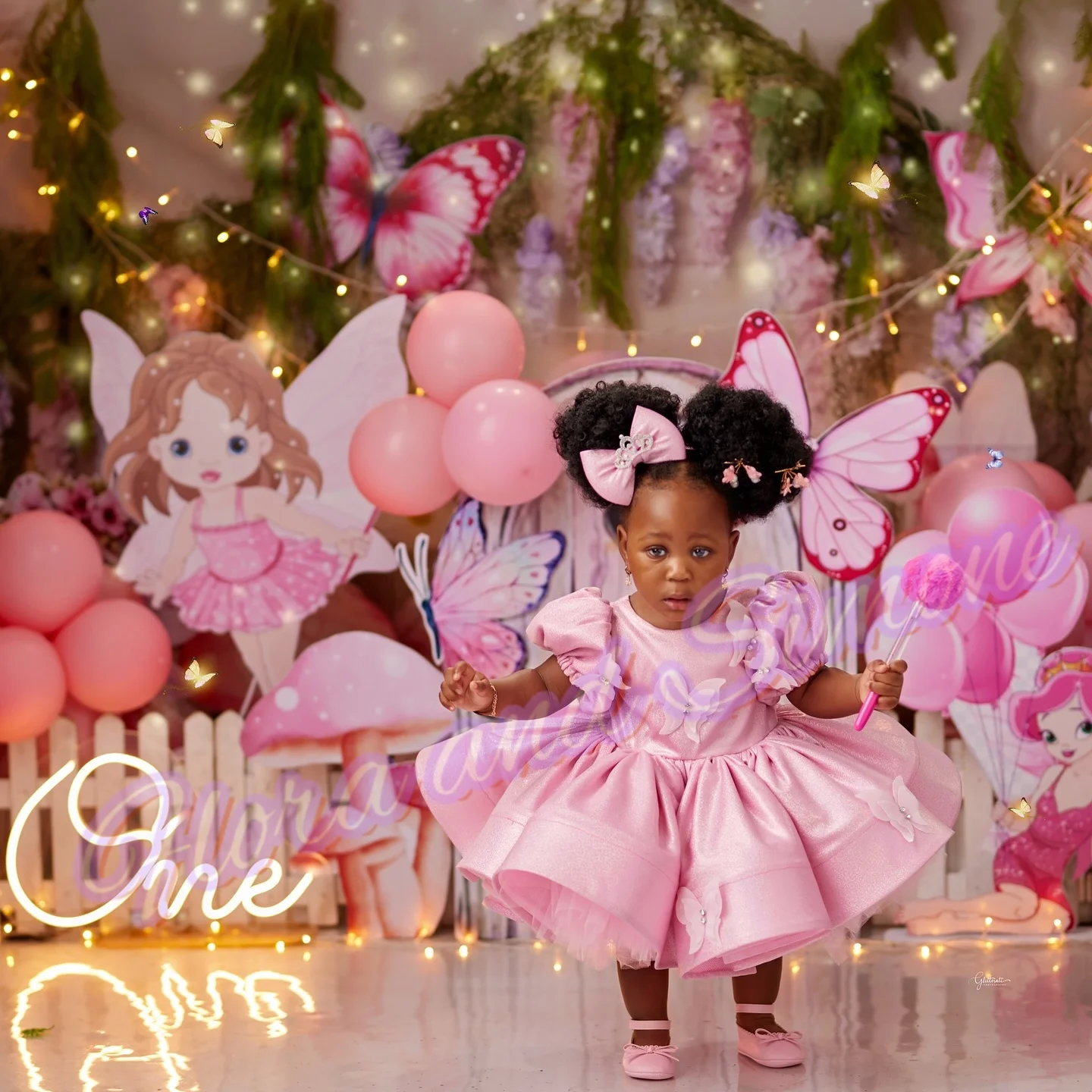 فساتين فتاة الزهور المنفوشة بأكمام منتفخة لتزيين الحفلات الرسمية وحفلات أعياد الميلاد وحفلات أعياد الميلاد حسب الطلب #2