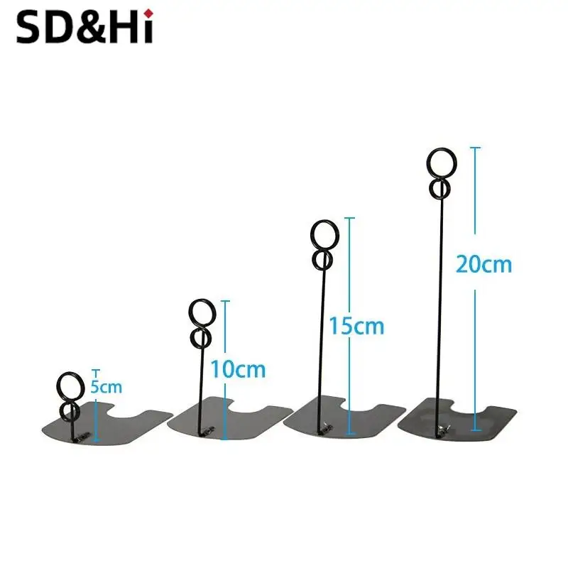 1PC Price Display Sign Metal Label Clip Bread Price Card Bakery Cake Shop Card Clip Display Standing Bread Label Holder