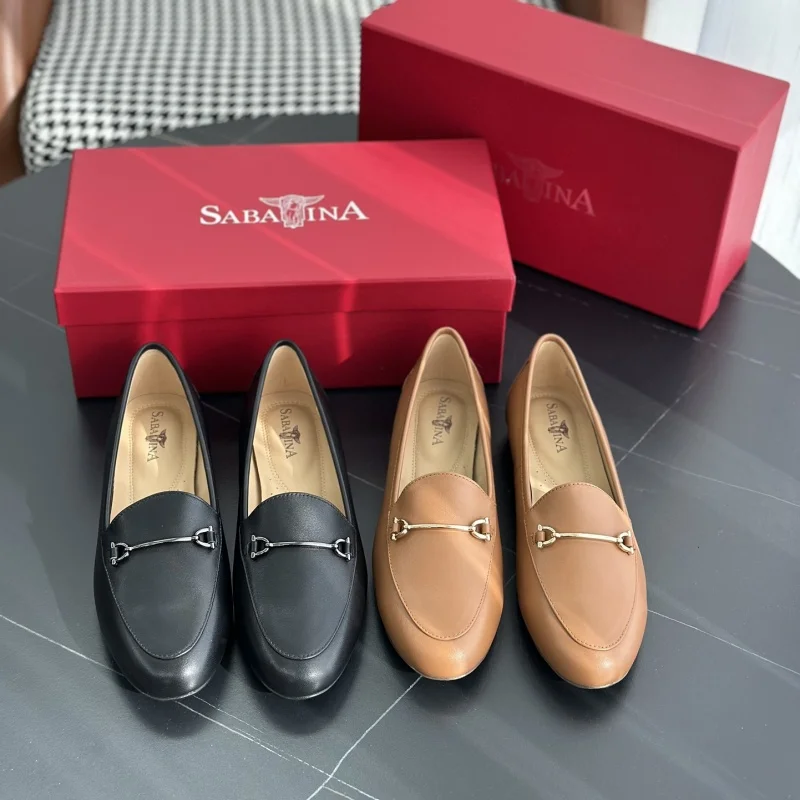 

Весна 2025: Женские плоские туфли-лоферы без шнурков, удобные, легкие, из натуральной кожи, простой дизайн, повседневная модная обувь