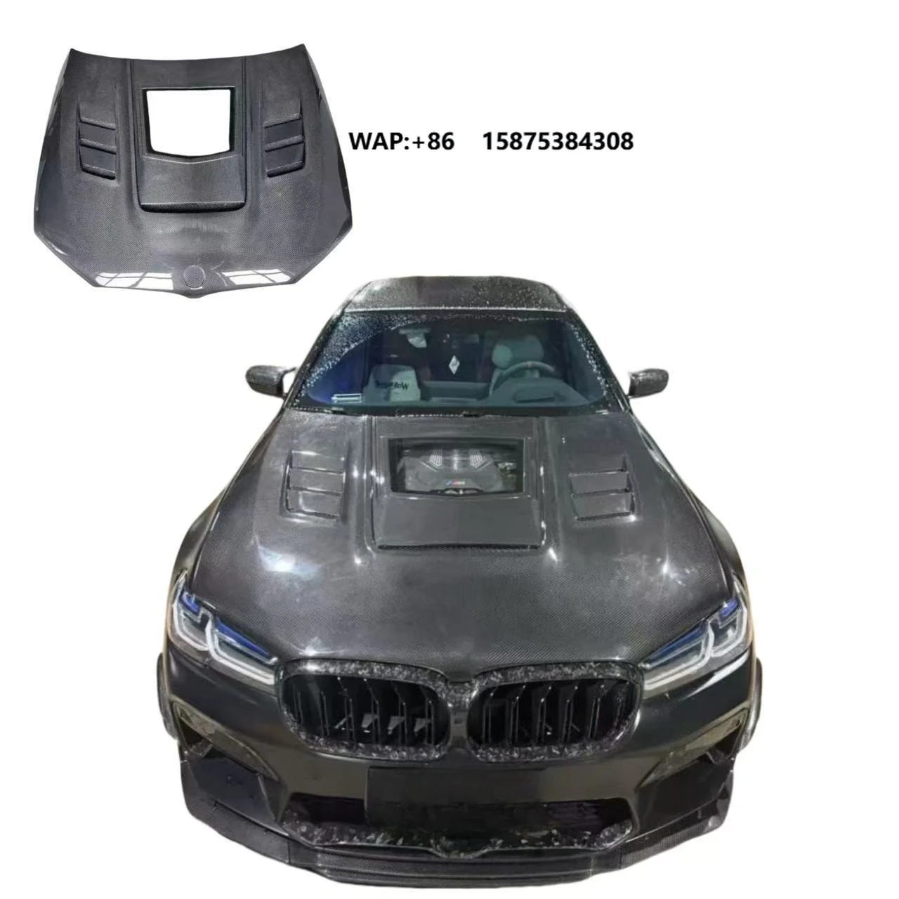 

Dry Carbon Fiber Hood for 5 Series G30 G38 M5 F90 Lightweight Replacement Bonnet