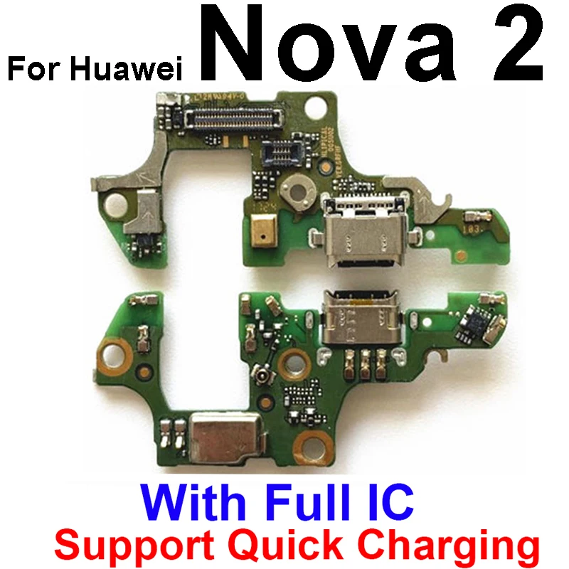 USB Charger Board For Huawei Nova 2 Plus 2I 2S 3 3i 3e USB Charging Port Board USB Board Connector Dock Replacement