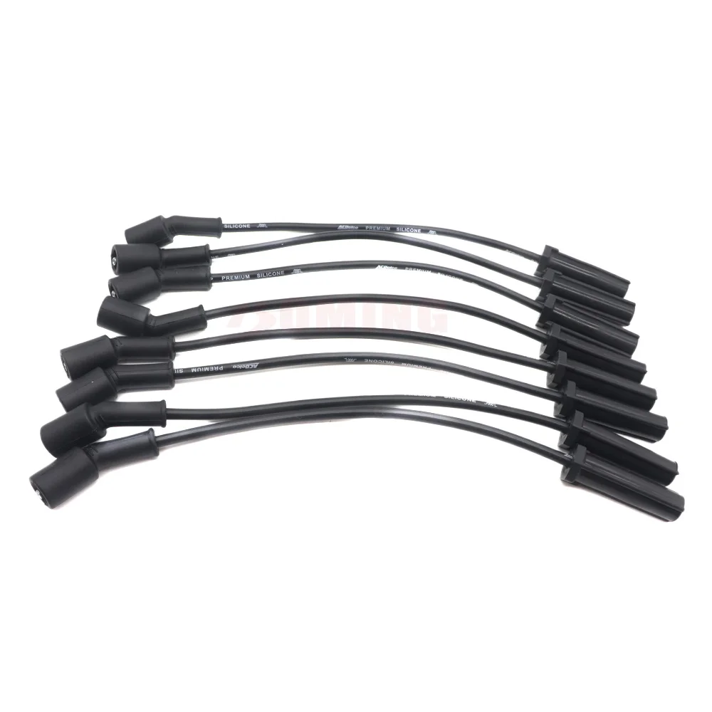 Ignition Spark Plug Wire Kit Set Cable 758EE 8PCS For CADILLAC ESCALADE CHEVROLET AVALANCHE SILVERADO SUBURBAN TAHOE GMC HUMMER