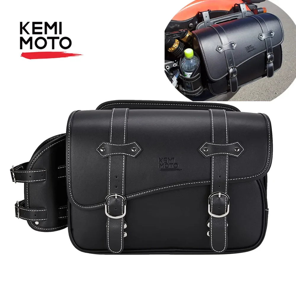 Motorcycle Saddlebag For Honda Rebel 500 CMX500 Waterproof  Side Bag Tool Bag For Rebel 250 350 1100 For BRIXTON CROSSFIRE 500