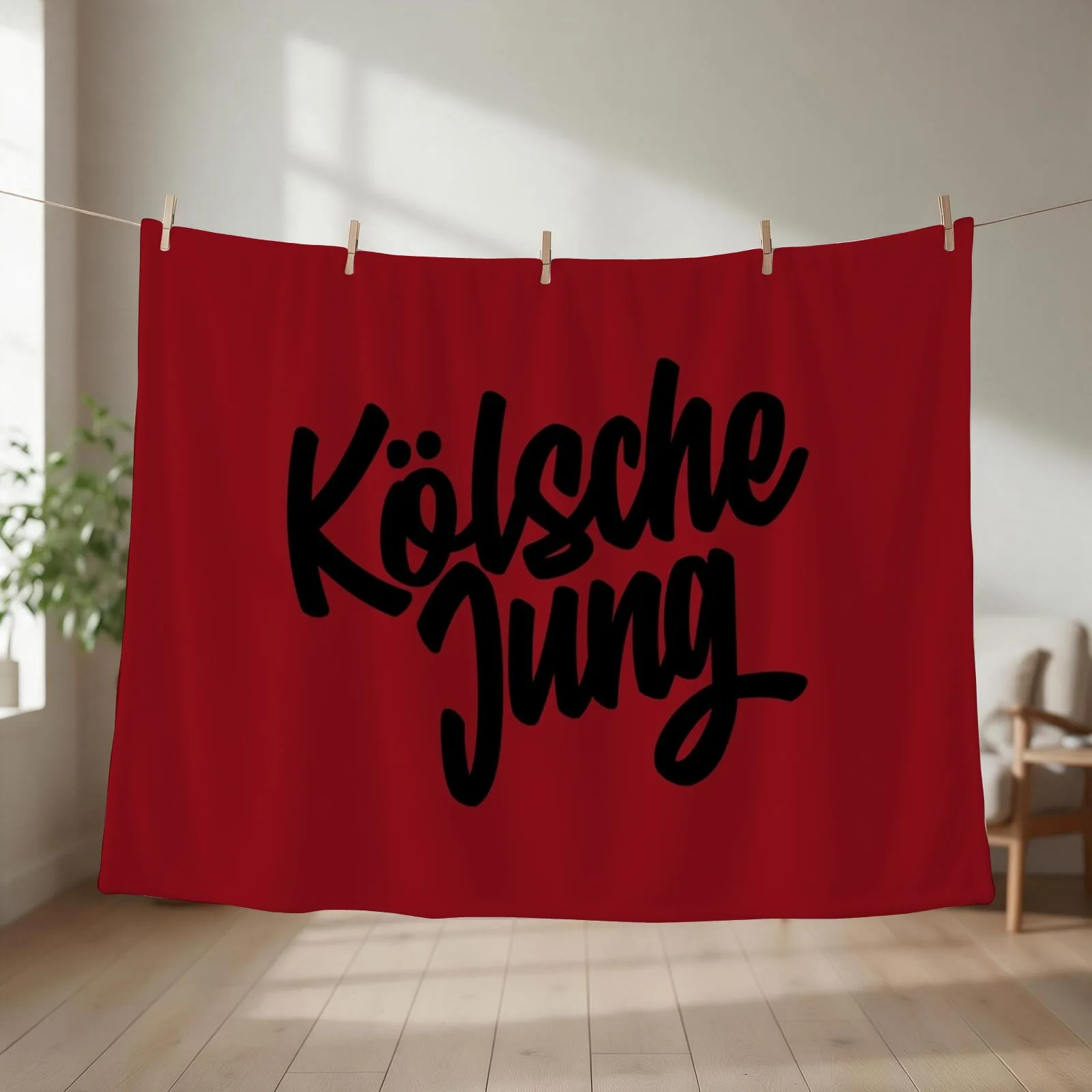 K?lsche Jung 2021 Born to be Throw Blanket couch cozy soft plush fuzzy picnic outdoor blanket