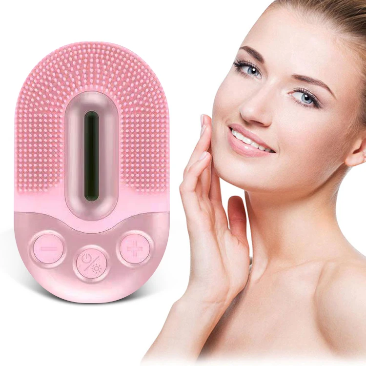 Spazzola per la pulizia del viso in Silicone detergente per la bellezza spazzola elettrica vibrante per la pulizia del viso