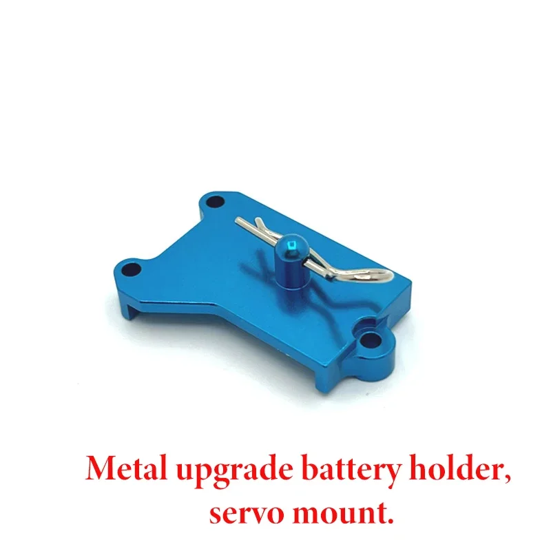 Aplicável ao SCY1/16 JJRC C8805 16101PR0 16102PRO SG116MAX: Suporte de bateria de atualização de metal Servo Mount