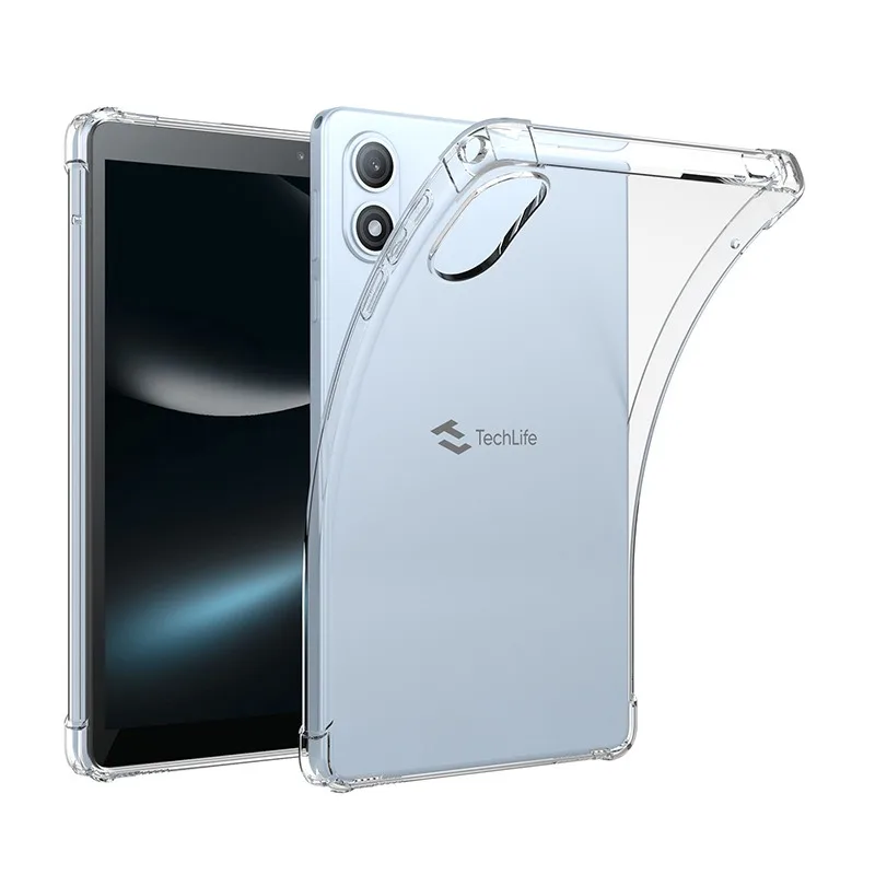 Transparent Case For For Techlife Pad Mini 8 inch 2026 Protective Case Thickened Airbag Silicone soft TPU Cover Tablet Funda