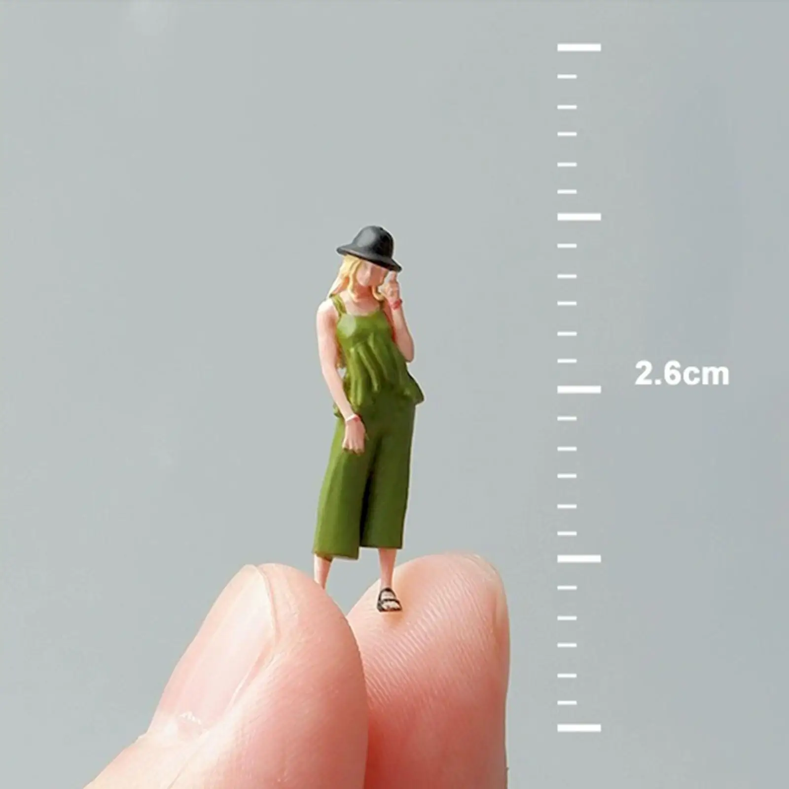 Vrouwelijke Pop Model 1/64 Figuur Speelgoed Nieuwigheid Ornament Hars Figuur Voor Housewarming