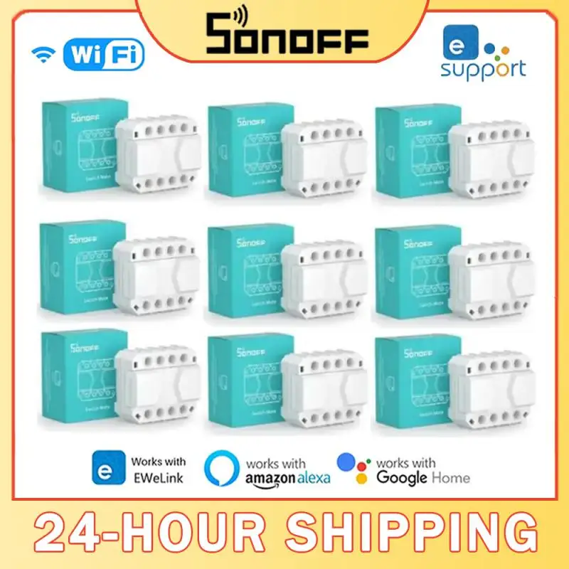 

SONOFF 16A S-MATE Switch Mate MINI R3 Smart Relay Беспроводной пульт дистанционного управления Выключатель света Голосовое управление Розетка Таймер