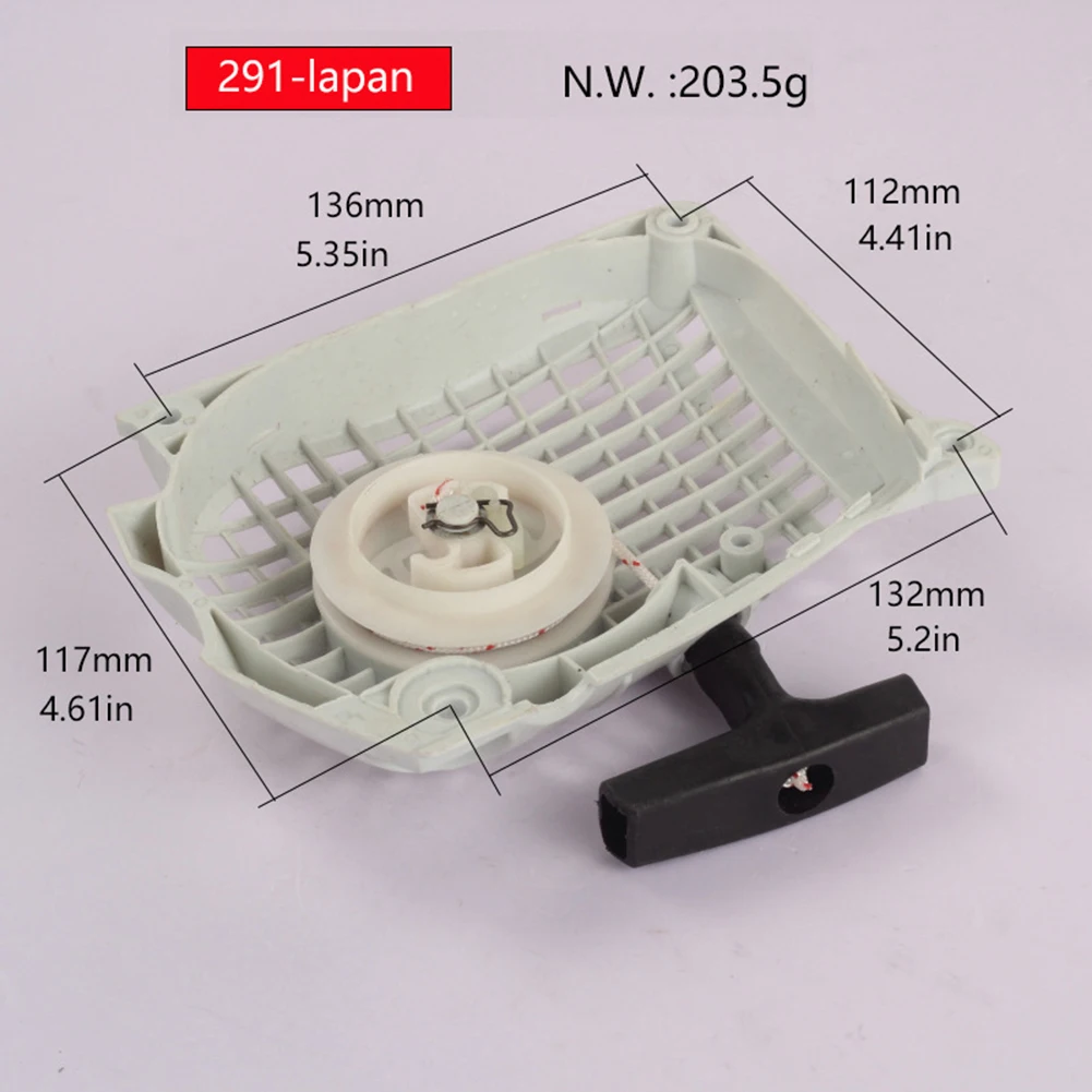1pc Chainsaw Recoil Starter Pull Start Mechanism For Models MS261C MS271 MS291 And MS261 Chainsaw Garden Power Tool Accessories