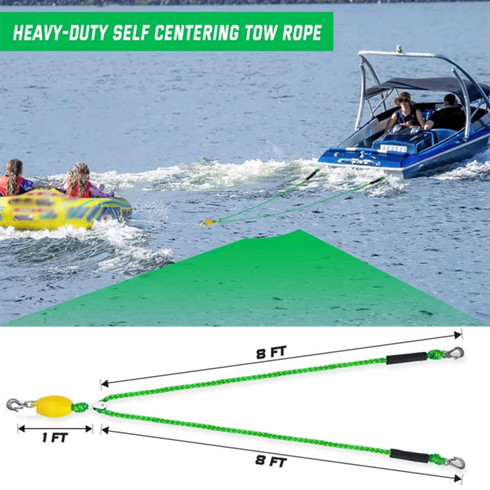Watersports Heavy Duty Tow Harness With D Rings Boat Tow Harness For Towing Towable Tube Water Ski Wakeboard Tubing Boat Tools