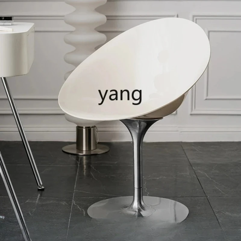LTT， Dining Chair Living Room Creative Love God Rotatable Cosmetic Chair Backrest Designer Chair