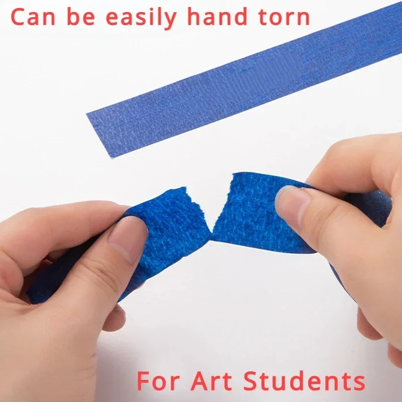 3 Roll/Set Paint Tape Multi-Surface Masking Easy Removal Paint Tape Security Wall Painting Crafts Art Construction Home - view 6