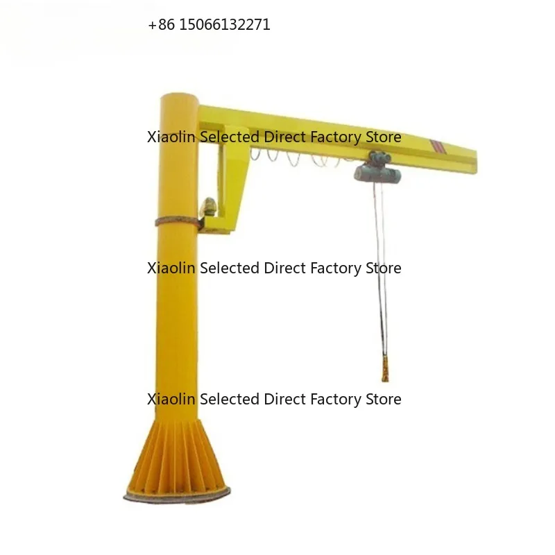 

1-5Ton Jib Lifting Crane Remote Control Electric Hoist Travelling Trolley Motorized Rotation Cantilever Swinging Arm Crane