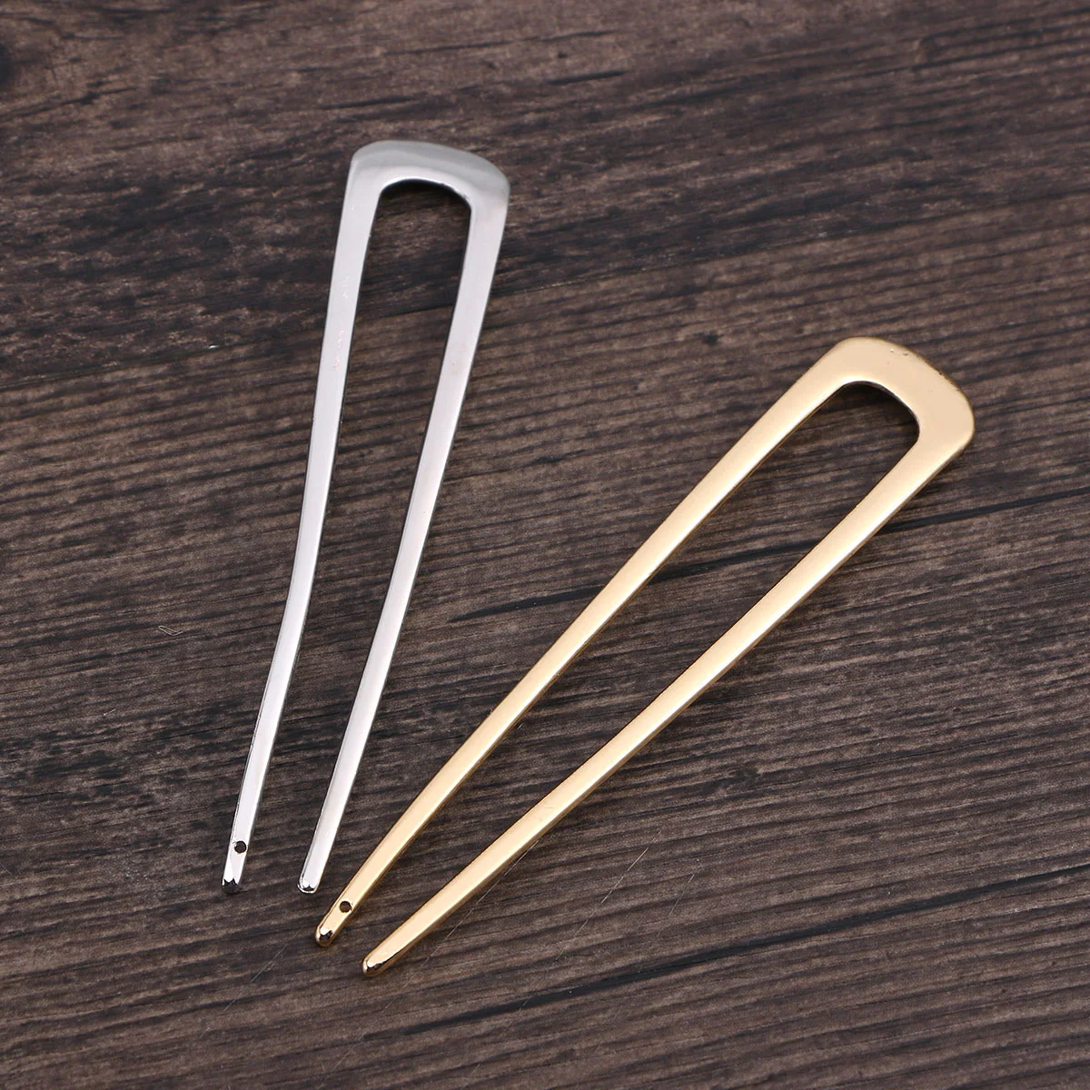 

4 Pcs Hair Sticks Durable U Shaped Women Hairpins Formal Daily Use Non Alloy Hair Clips Slip Practical Long Lasting
