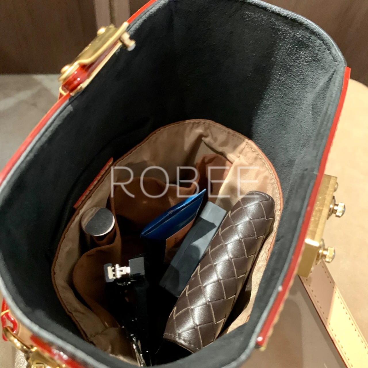 Rose ONLINE For Lv Dufflel French fries bag, inner bag, inner bag, middle bag, storage, separation and finishing bag