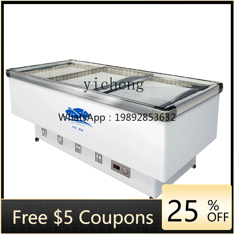 

AA Commercial Large Capacity Freezer Refrigerator Refrigerated Display Cabinet Fresh-Keeping and Frozen Dual-Use