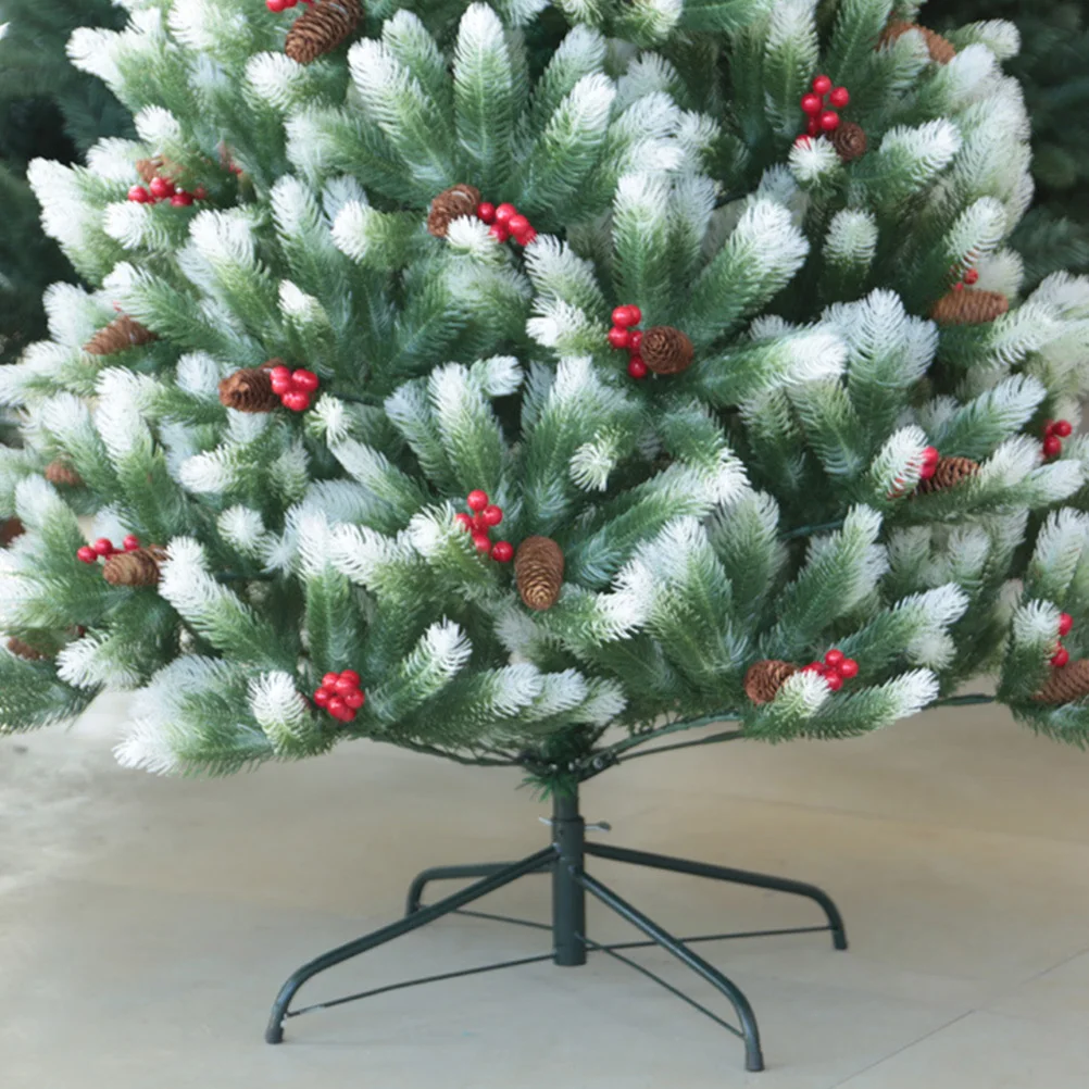 

2Pcs Christmas Tree Stand Metal Sturdy Xmas Tree Holder Support Rack Four-Legged Base for Home Holiday Decoration