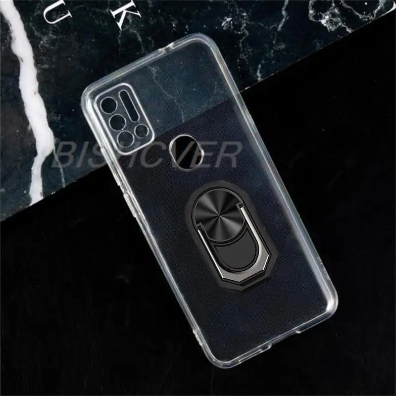 Magnet Phone Case For Ulefone Note 11P Shockproof Soft TPU Silicone Cover On For Ulefone Note 11P Case With Ring Holder
