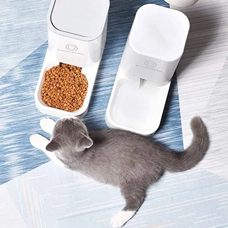 Hot Selling With Timer Control Cat Programmable Pet Automatic Feeder Food Detachable Dog Water Dispenser Food Feeding Device