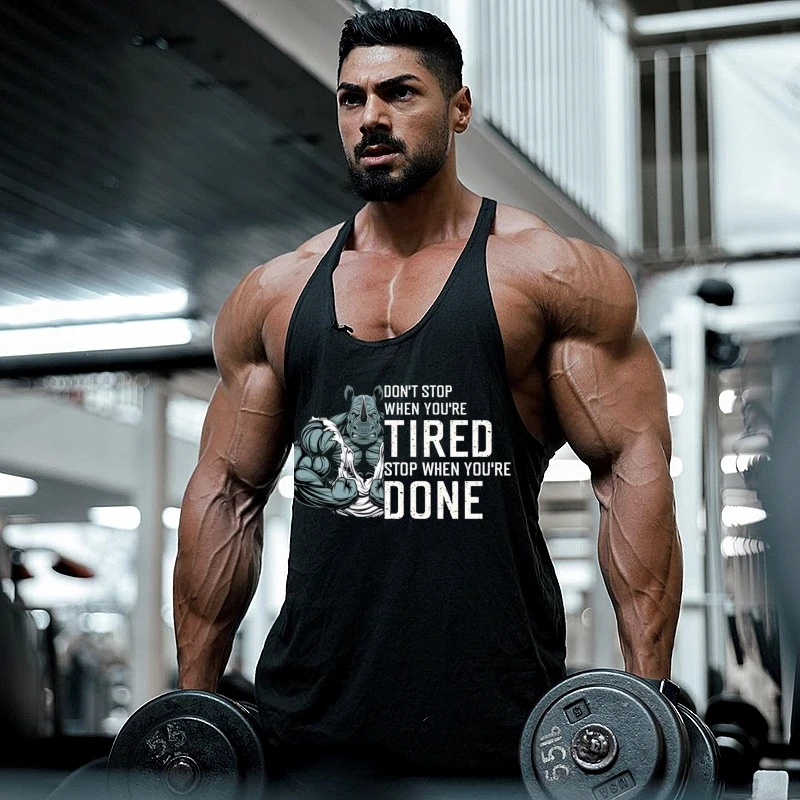 

Men's Breathable Cotton Stringer Vest - Sleeveless Athletic Top for Bodybuilding, Fitness & Intense Workout Routines