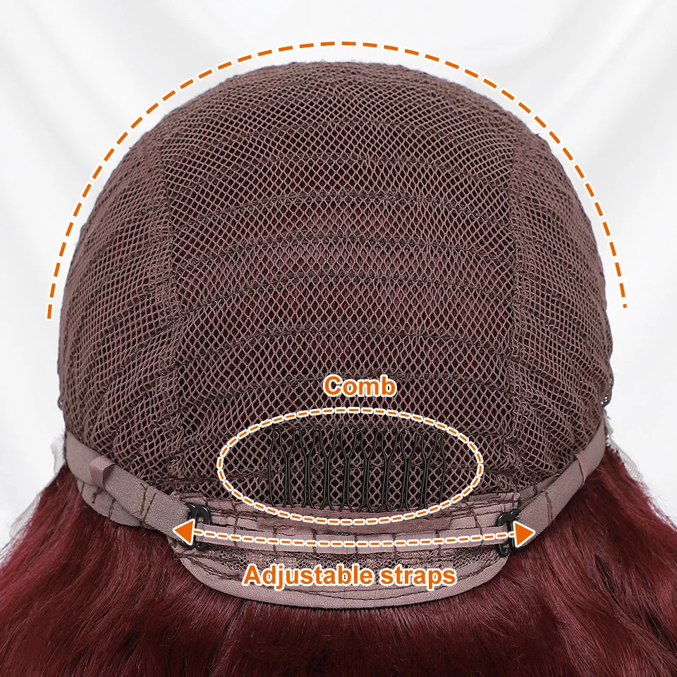 Wig Renda Depan Wig Sintetis 24 Inci Keriting Keriting untuk Wanita Afro Wig Depan Renda Keriting Jerry Hitam Pra Pencabutan untuk Wanita Afrika