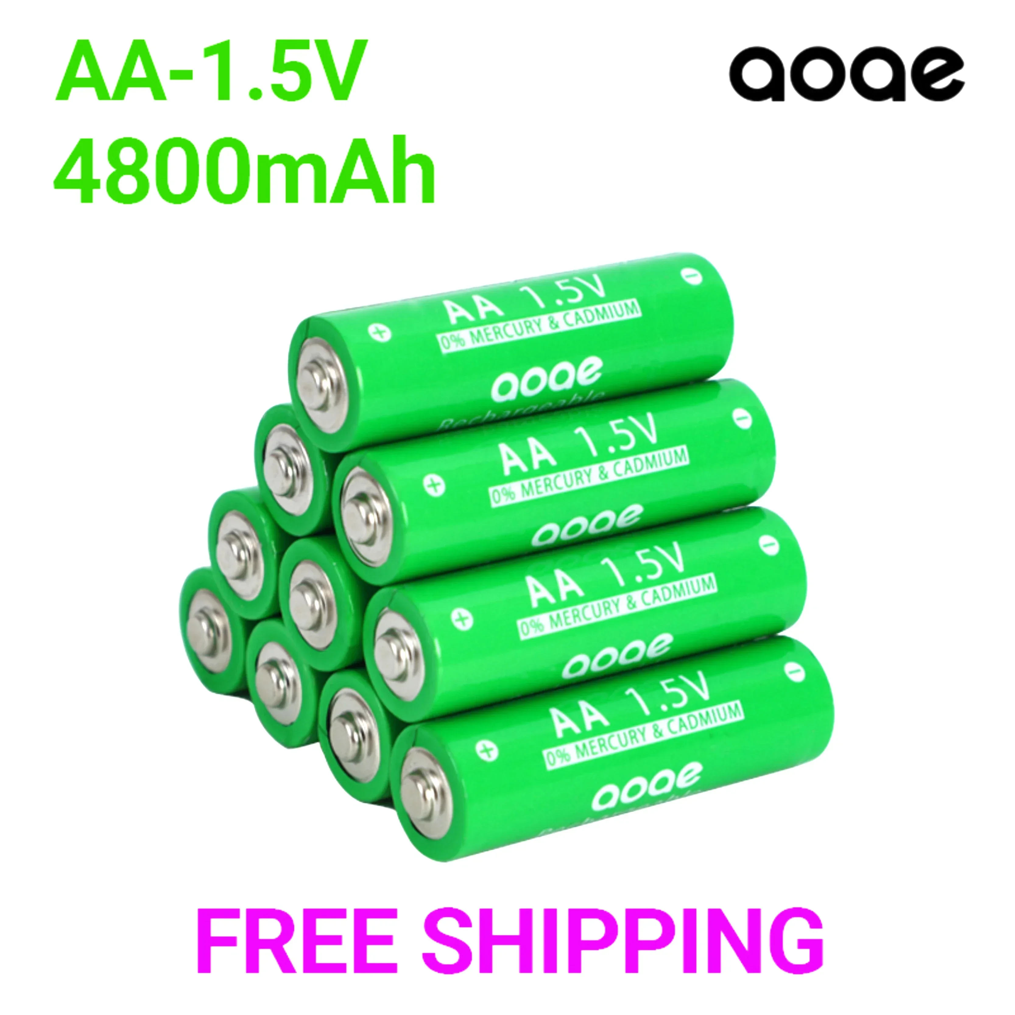 rechargeable battery aa 1.5v 2600mWhlithium battery support direct charging of TYPE-C line pilas recargables aa bateria lithium