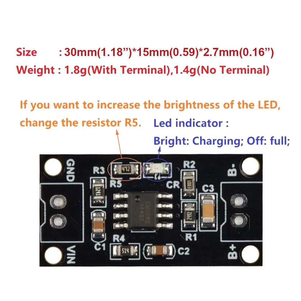 Moduł ładowania baterii litowej 1S 2S 3S komórka 1A Ni-MH akumulator moduł ładowania 1.5V z terminalem 1.5V 3V 4.5V BMS