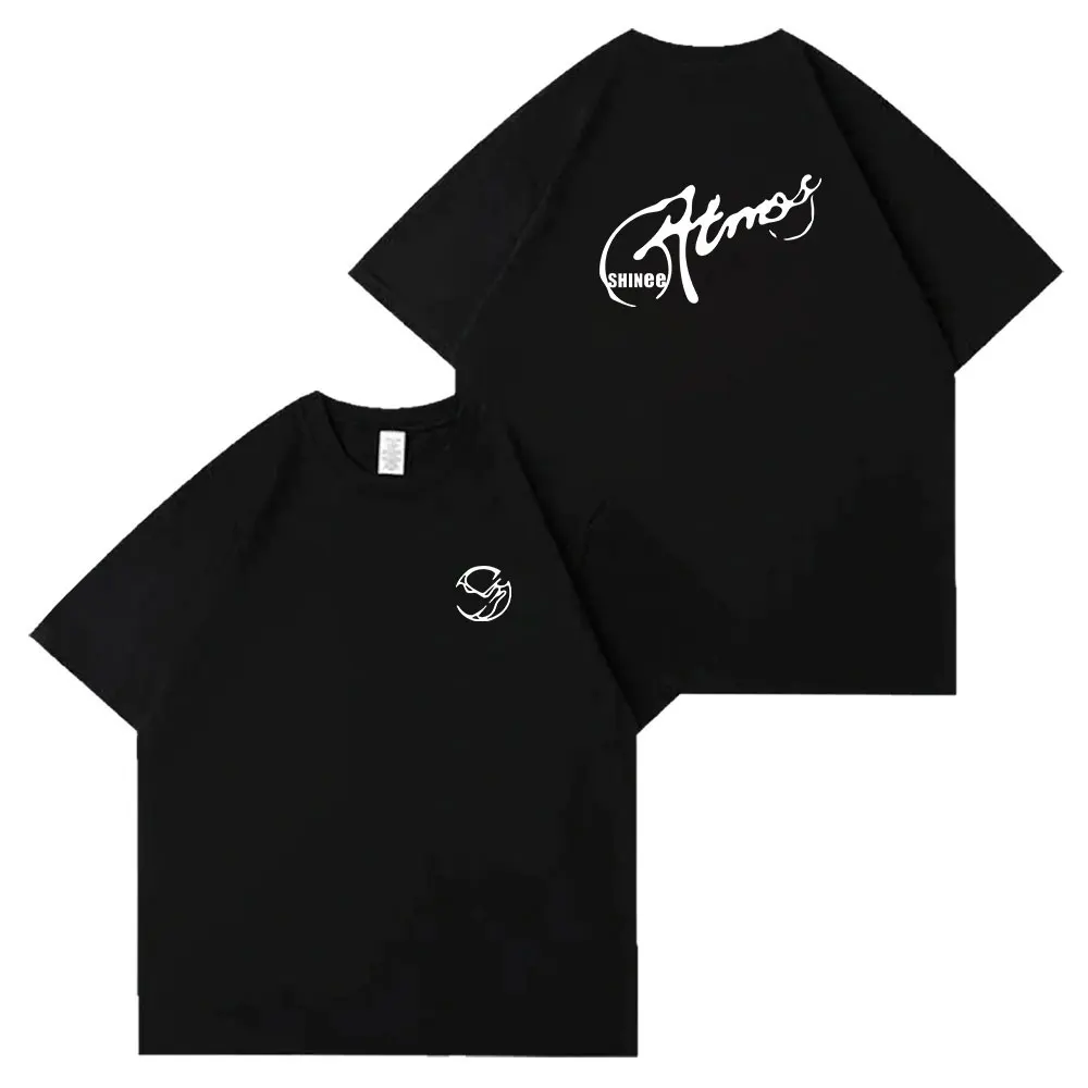 Kpop SHINee 2026 New Album Atmos T-Shirt for Men Women Printed Graphic 100% Cotton TShirts Loose Short Sleeve Top