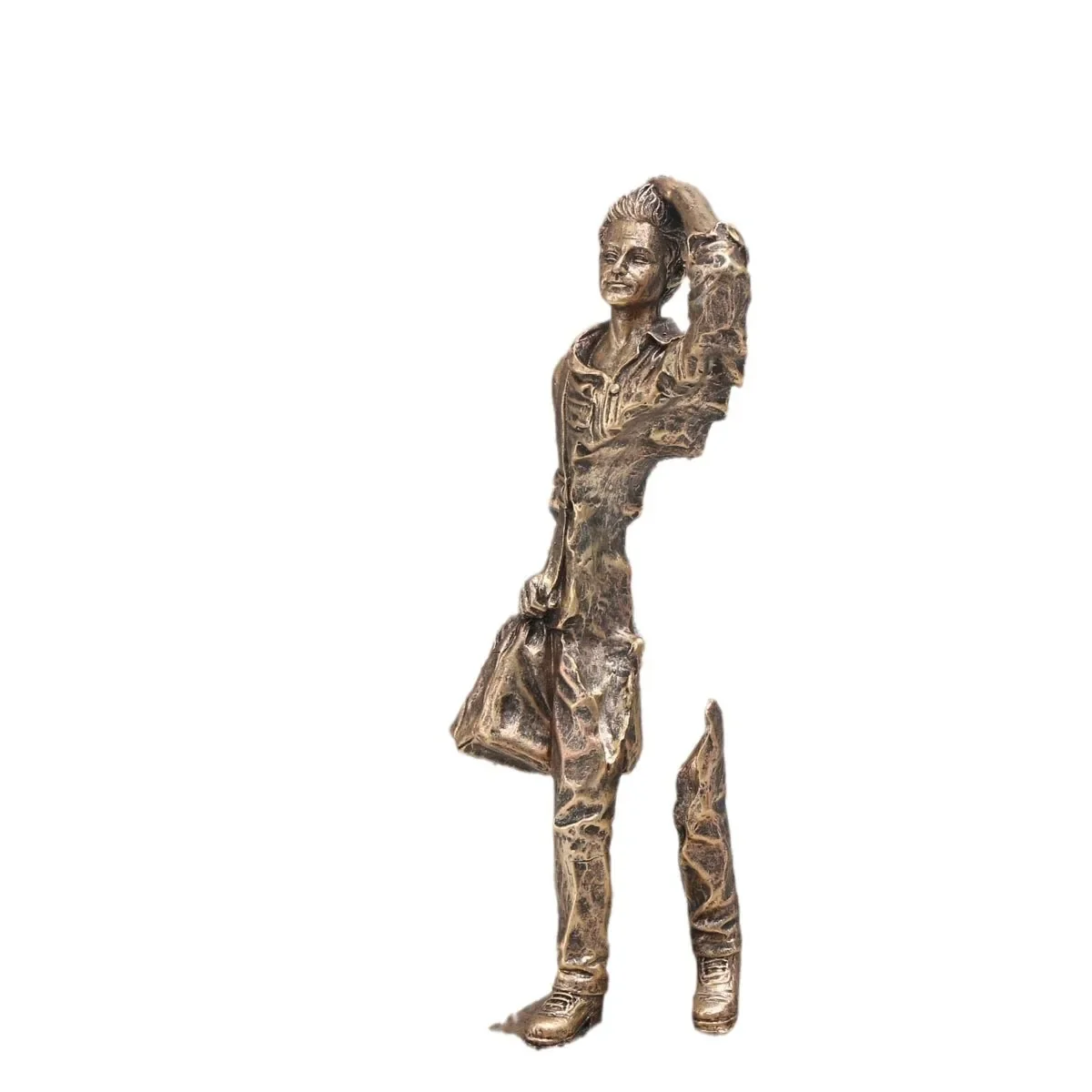 Resin Art Figurine of Yoga Lady Unique Ornament for Home Decor, TV Cabinet, Wine Cabinet, Foyer, and Model Houses