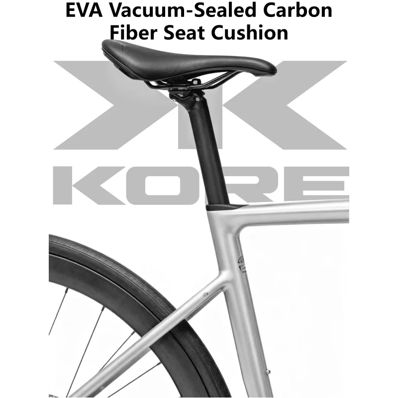 

Road Bicycle Saddle 148G Eva Vacuum-sealed Carbon Fiber Cushion For Road Bike Lightweight Comfortable Winter Cycling Accessories