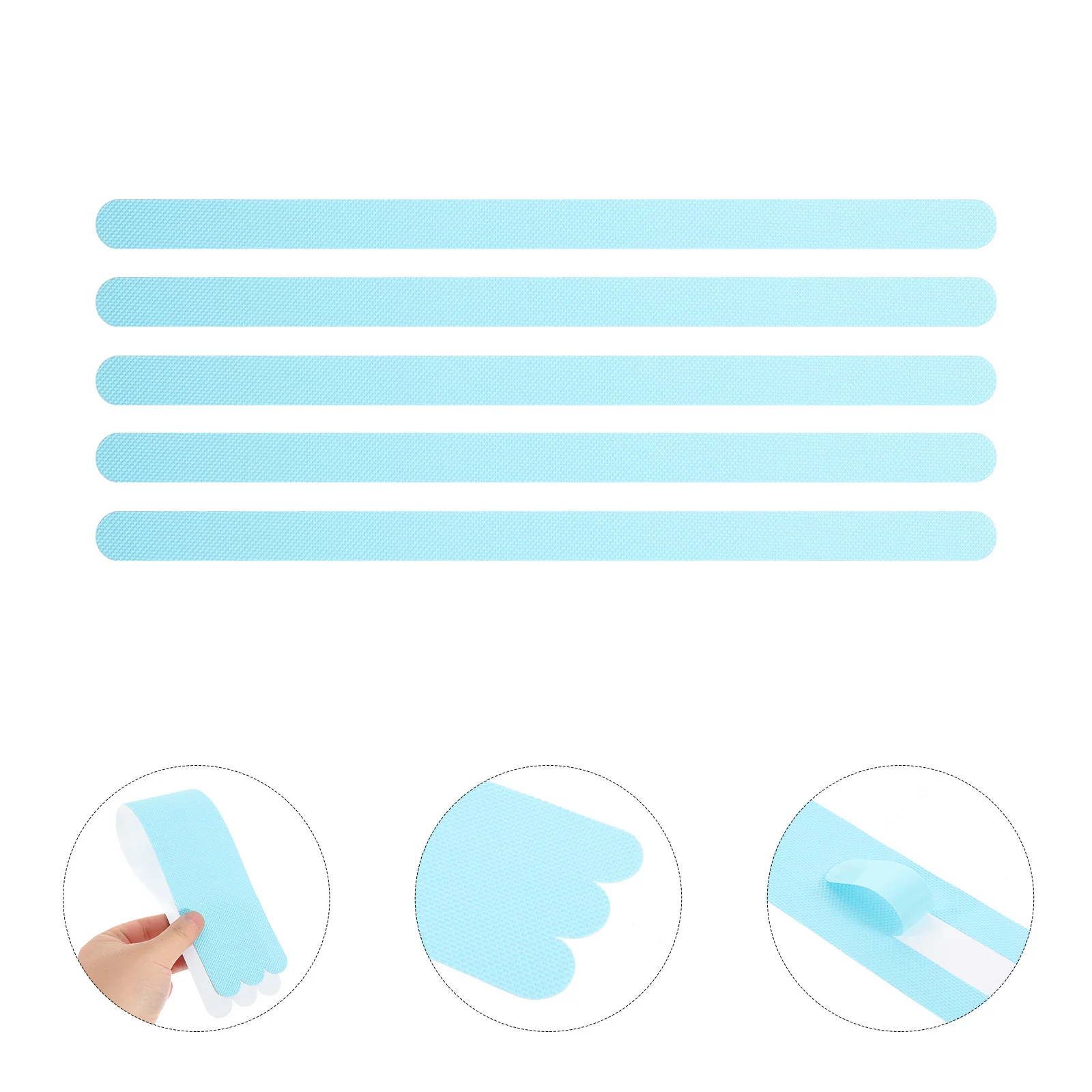 

24Pcs Transparent Peva Non Slip Bath Stickers Anti Slip Safety Strips for Shower Bathtub Stairs Pools Kitchen Waterproof