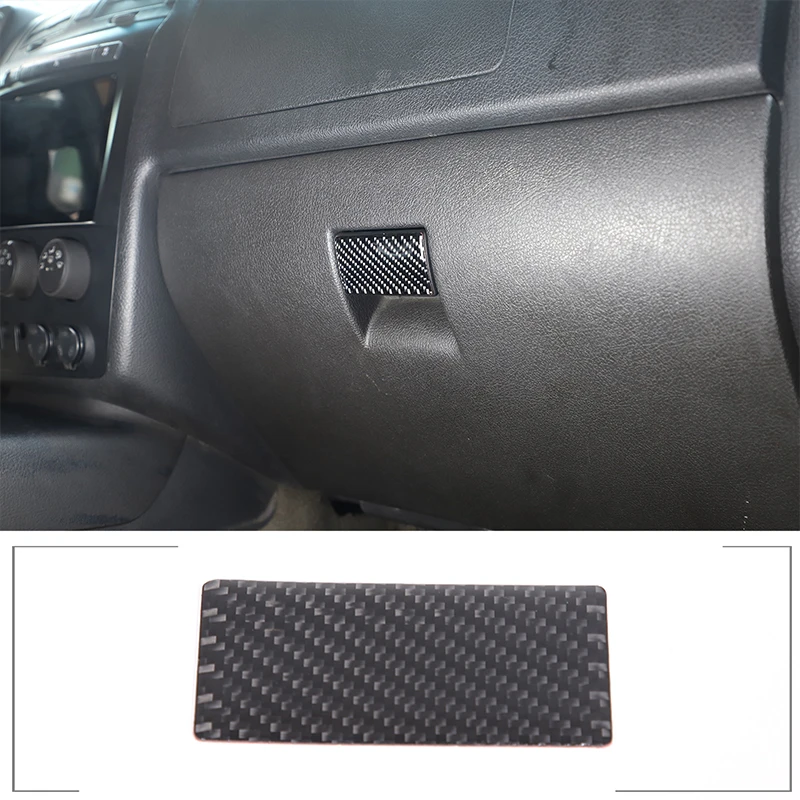 

For Hummer H3 2005-2009 Car Passenger Storage Box Switch Sticker Soft Carbon Fiber Interior Accessories