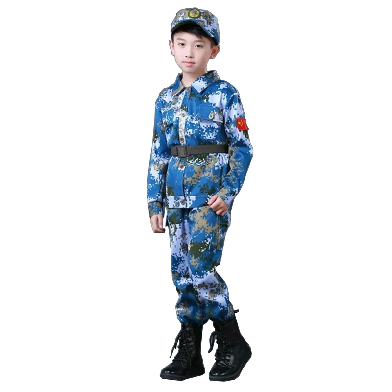 Kinder Kleidung Set Jungen Camouflage Jacken Halloween Camp Kleinkind Militär Uniform für Kinder Trainingsanzug Soldaten Polizei Tuch