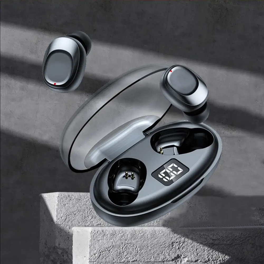 In-ear Wireless Headphones Fast Charging Wireless In-ear Headset with Superior Sound Led Power Display for Bluetooth-compatible