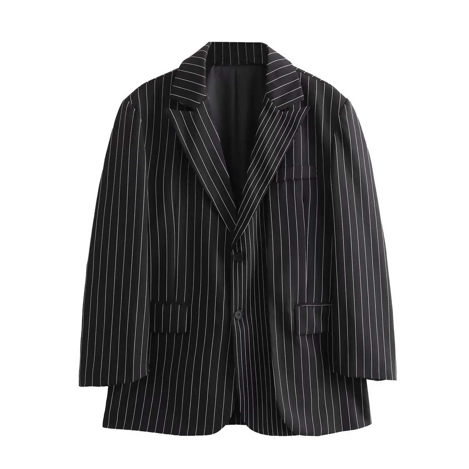 Women's Thin Striped Loose Suit Jacket