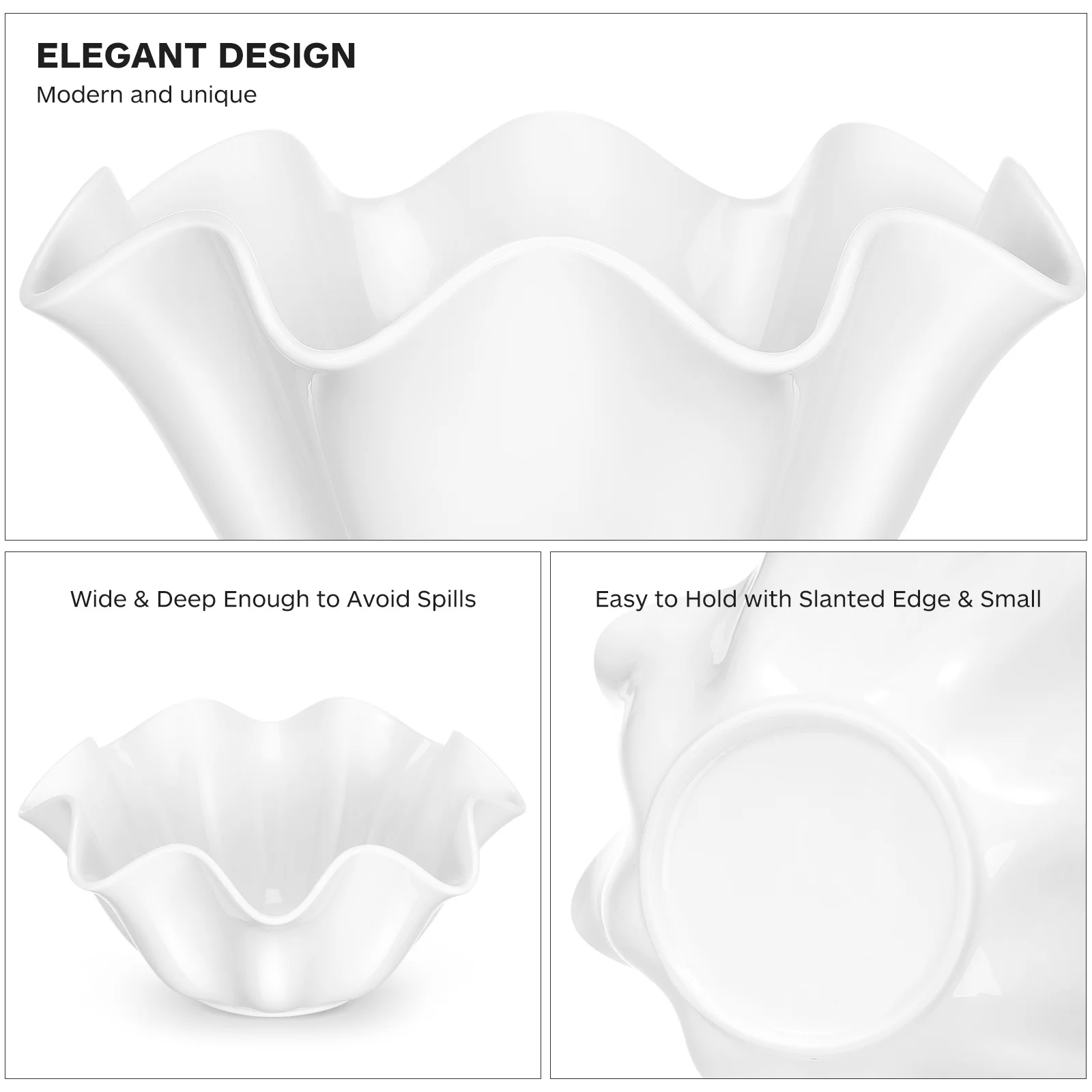 

Ceramic Soup Bowl White Porcelain Large Thick Decorative Multi-Functional Kitchen Bowl for Soup Noodles Ceramic Bowls