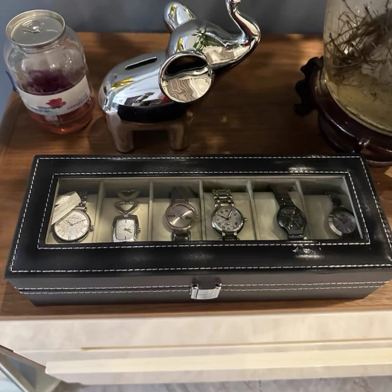 Multi-Functional Showcase Watch Jewelry Storage Box Gift for Christmas New Year Dropship