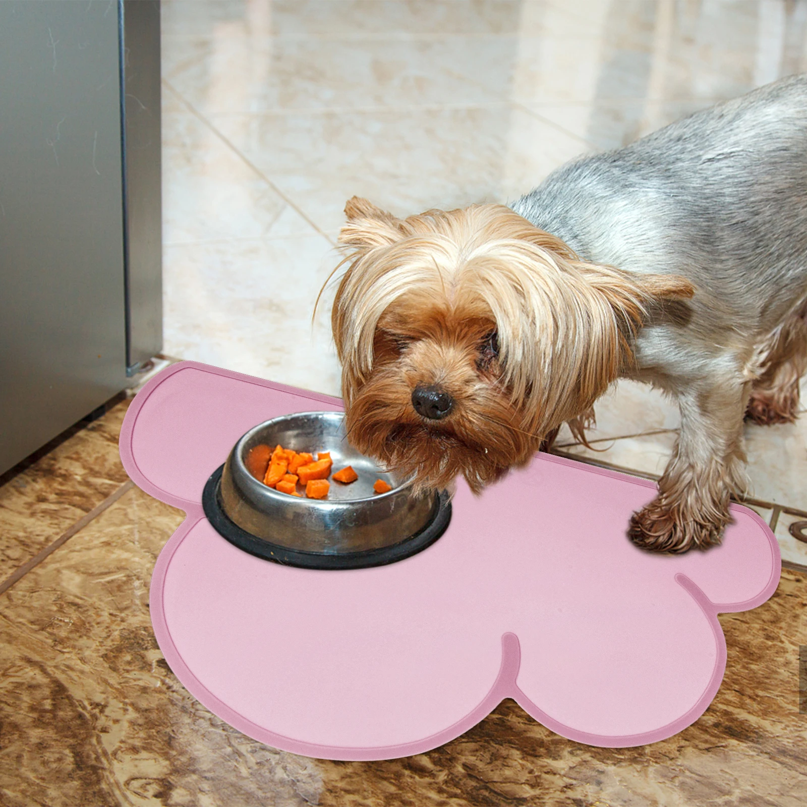 

Silicone Pet Placemat Wear resistant Dog Mats Washable Feeding Child Non Slip Durable Kitchen Baking Pan Water Resistant Easy