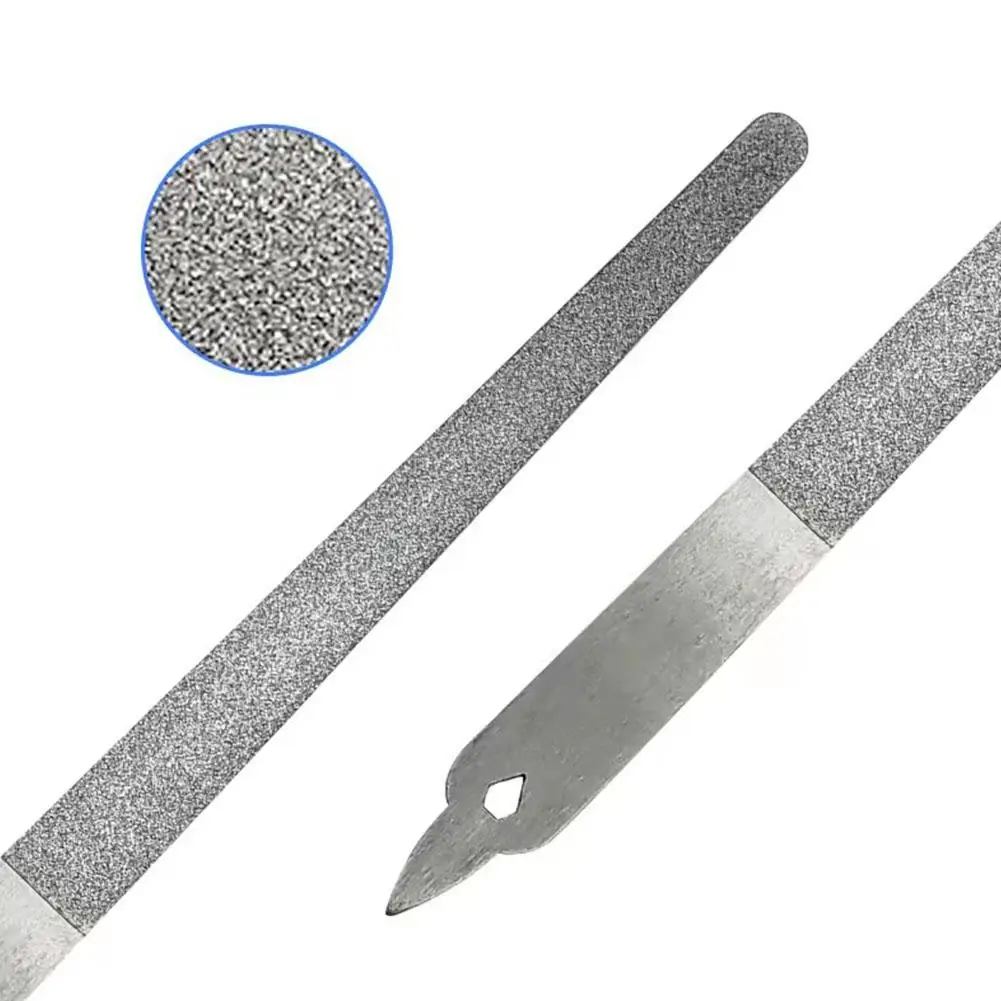 Stainless Steel Nail File Double Side Grinding Rod Manicure Unisex Pedicure Metal Grinding Buffer Tools Nail Art Scrub O6B7